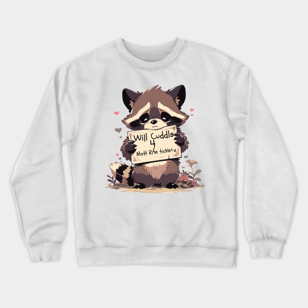 Will Cuddle For Matt Rife Tickets Crewneck Sweatshirt by Cooncore